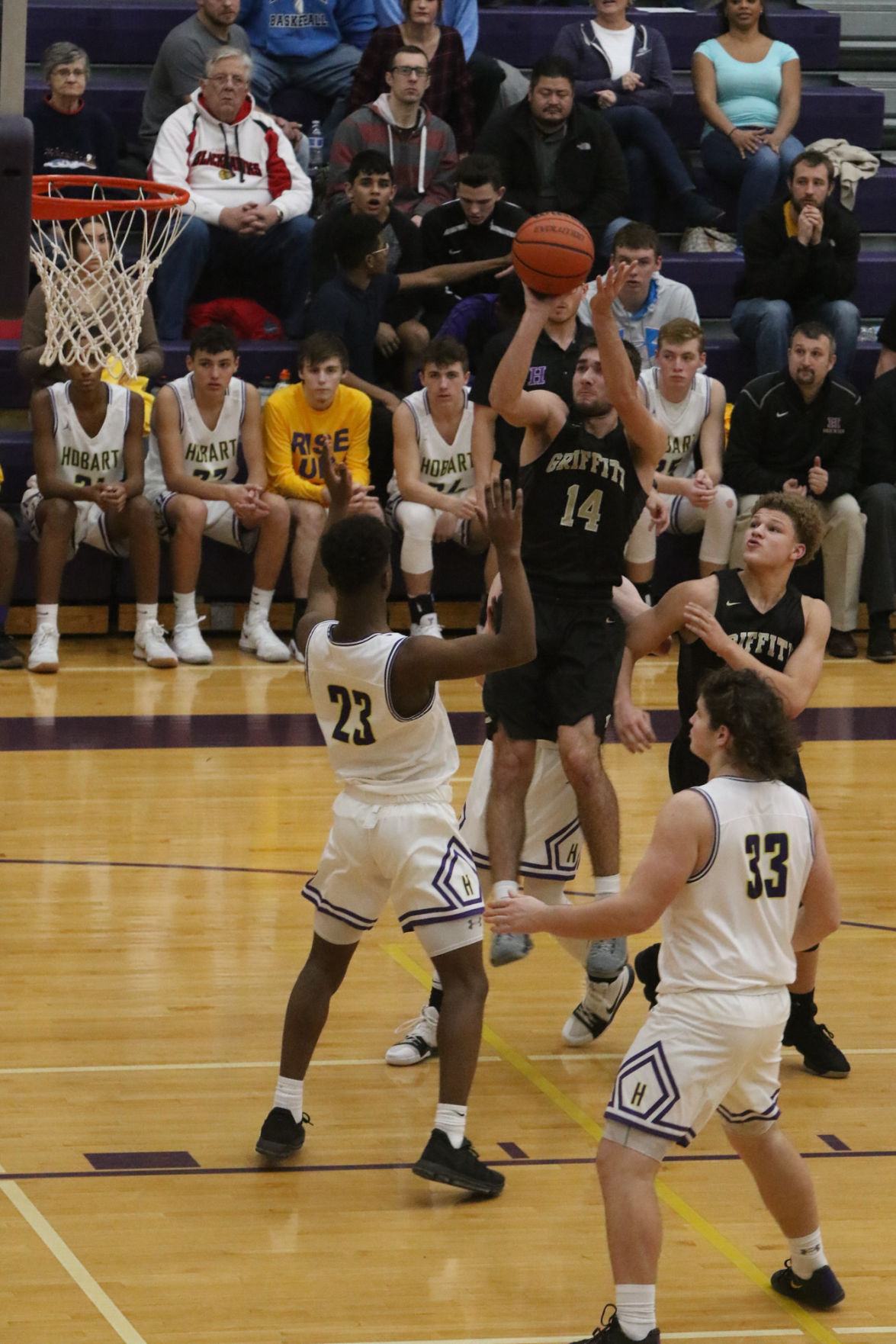 Gallery: Griffith at Hobart boys basketball